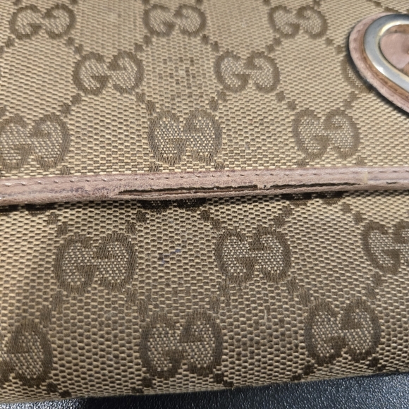 Gucci Lovely Heart GG Canvas Continental Long Wallet - Picture 4 of 12